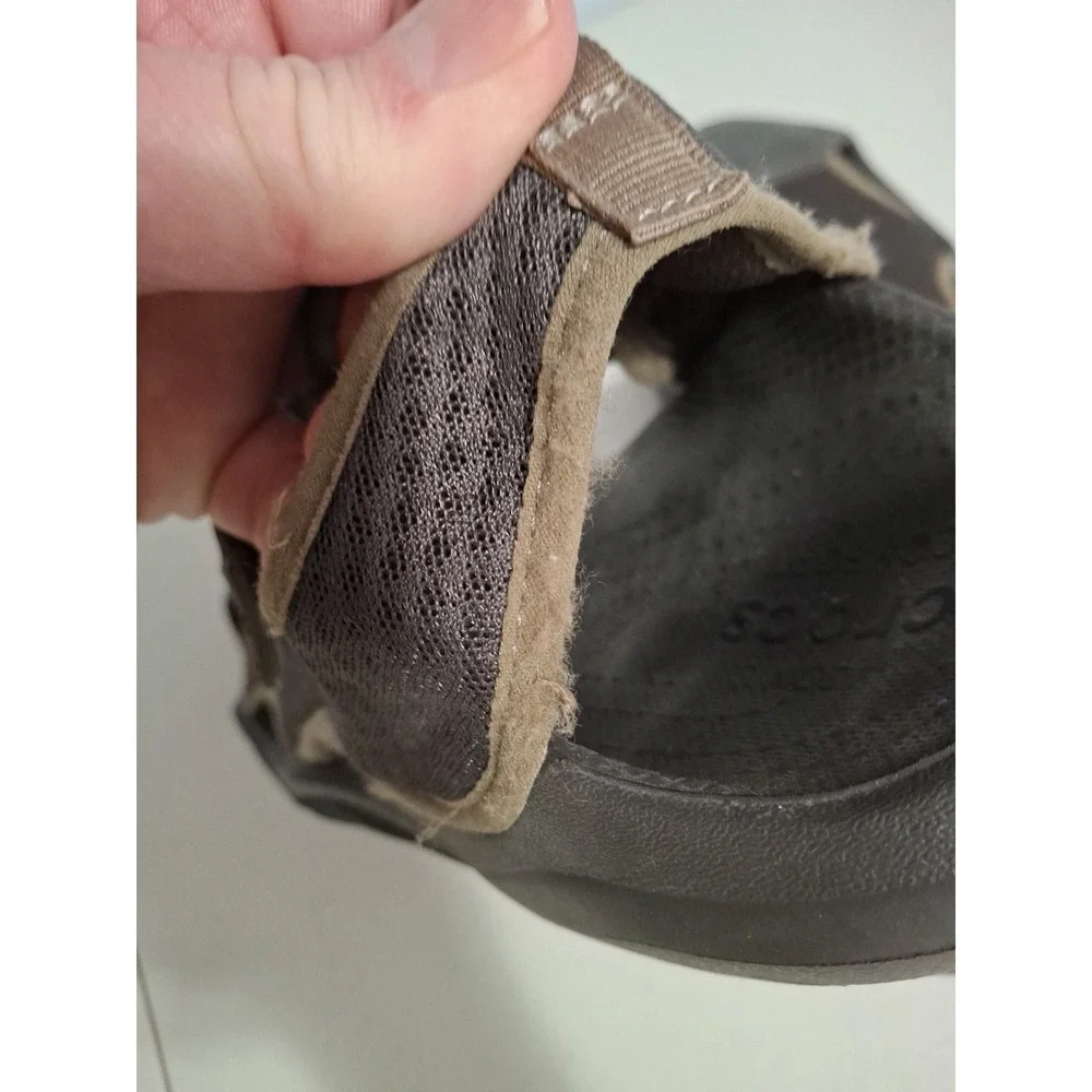 Crocs Men's Swiftwater Mesh Deck Water‎ Sandals Brown Size 13